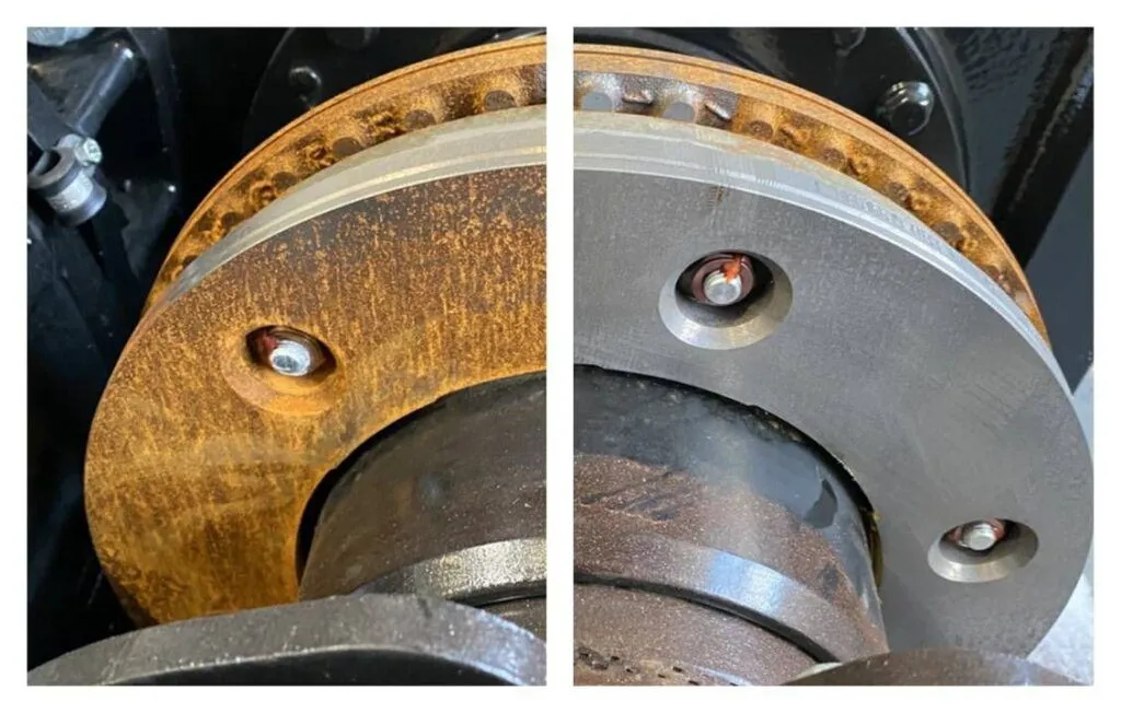 before after equipment